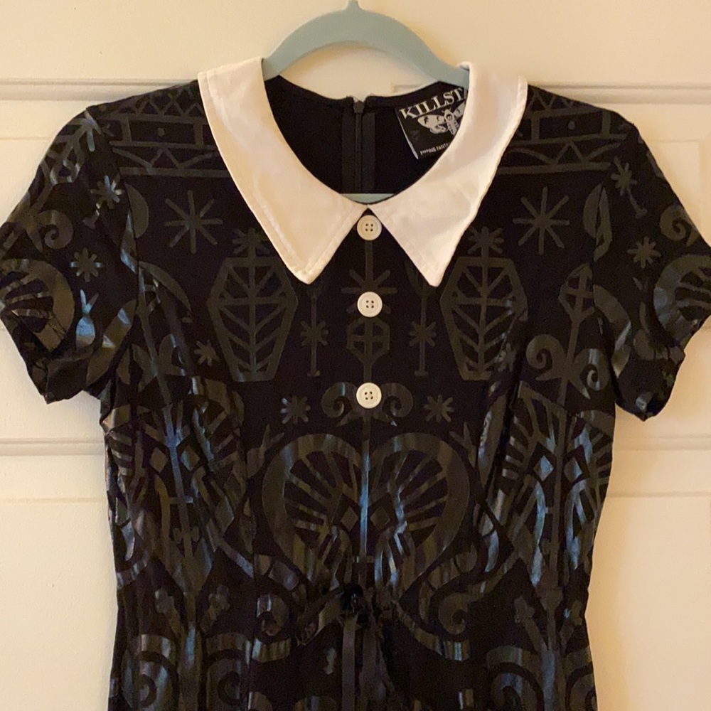 ((52 Likes!! This!! NWT KILLSTAR midi dress w/a Peter Pan collar ( Wednesday ?)